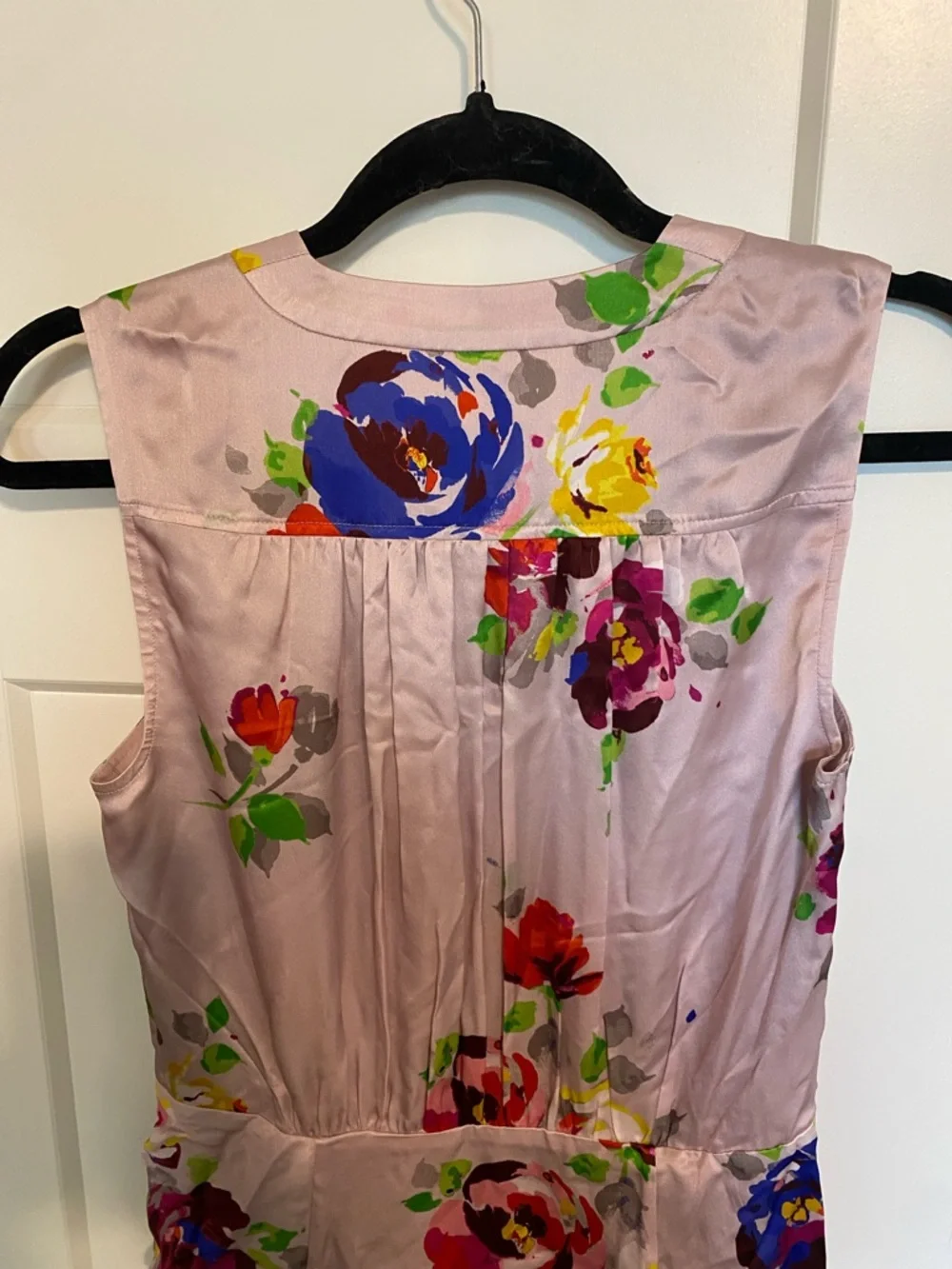 kate spade Lavender Floral Sleeveless Maxi Dress